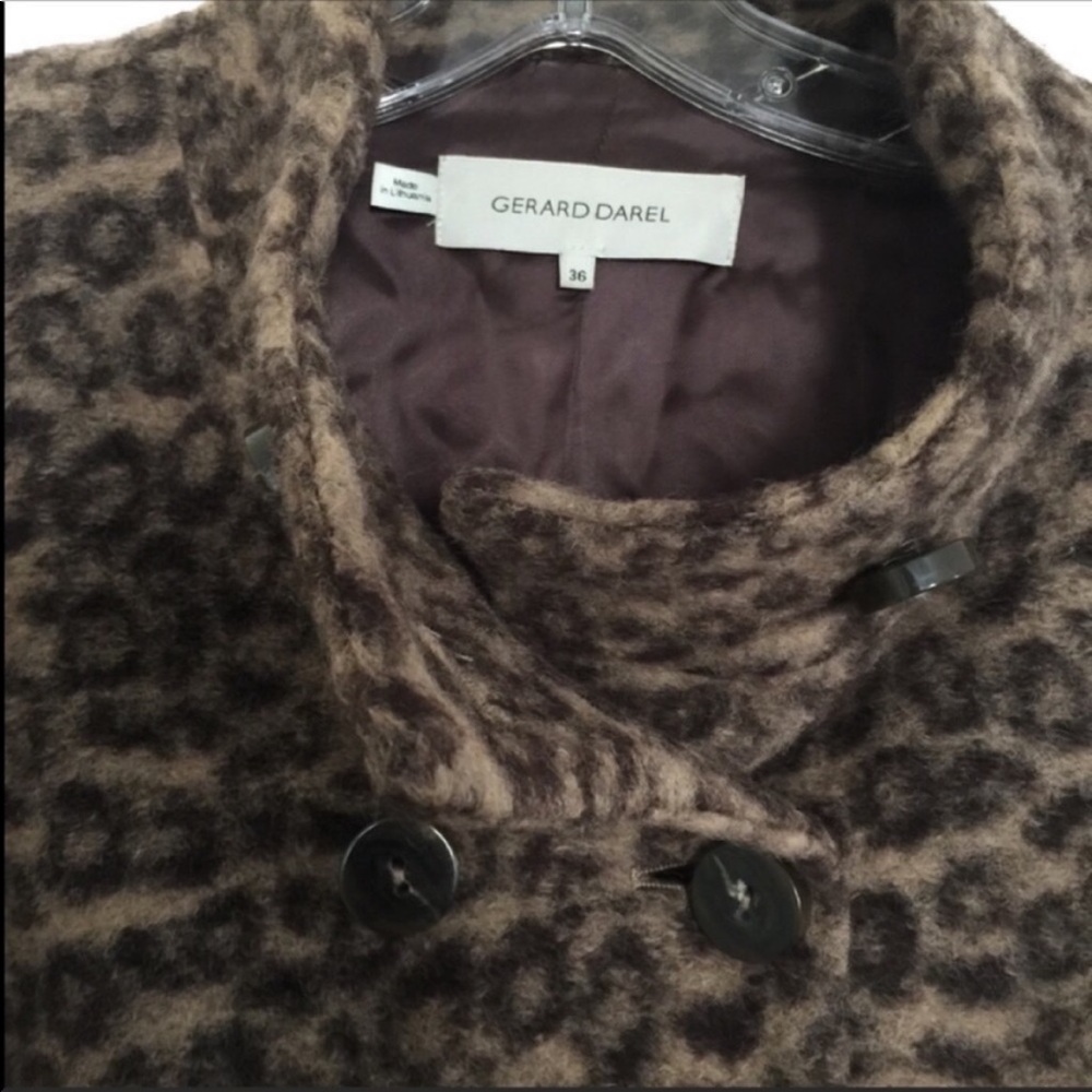 Gerard Darel animal print coat - Picture 2 of 5